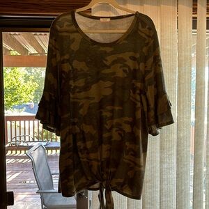 Camo long sleeve shirt